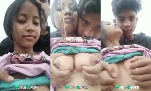 Cute Teen Girl Boobs and pussy rubbing