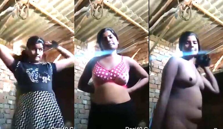 Dehati Desi Village Girl Showing her Nude Figure XXX Porn Video